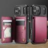 Wallet Card Holder Case for iPhone 17 16 15 14 13 12 11 Pro Max XS XR 6 7 8 Plus SE2 Artificial Leather Cover