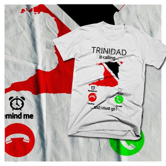 

Trinidad t-shirt Trinidad and Tobago flag TNT Carnival Soca TNT calling tee 2XL