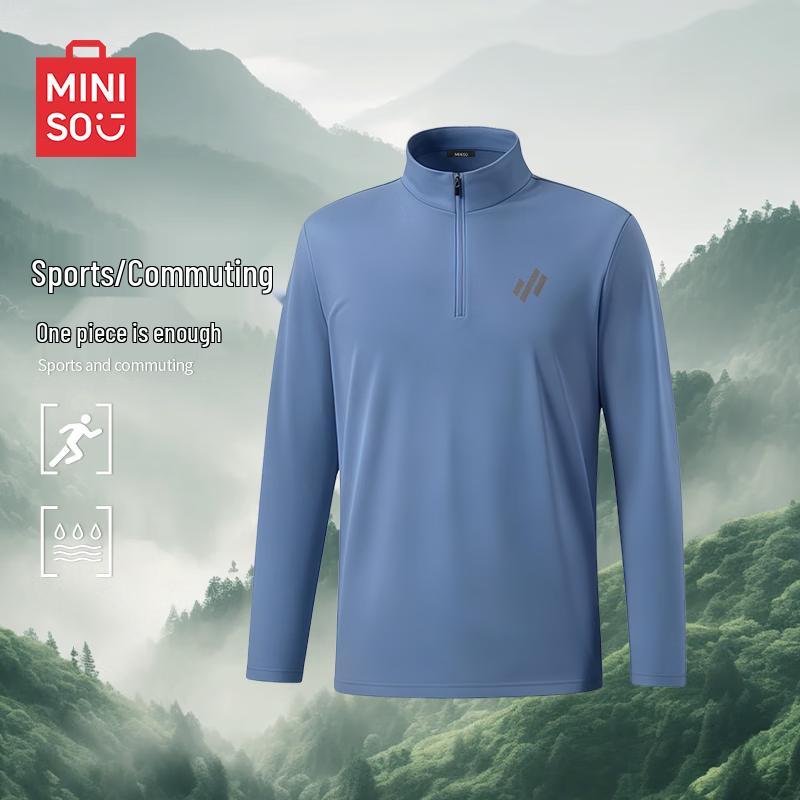 MINISO Men s UPF50+ Quick Dry Long Sleeve T-Shirt 3XL