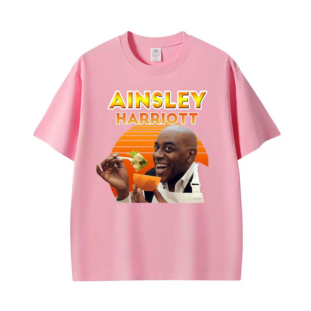 Lustiges Meme Ainsley Harriott Give Your Meat A Good Old Rub Print T-Shirt Unisex Lässiges Rundhals-T-Shirt Unisex Mode Baumwoll-T-Shirt