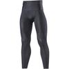 Mizuno Biogear BG9000 Training Tights, Long, Dynamotion Fit, Seamless, UV Protection, 2-Way Stretch, Men's, Black/Gray, Size S
