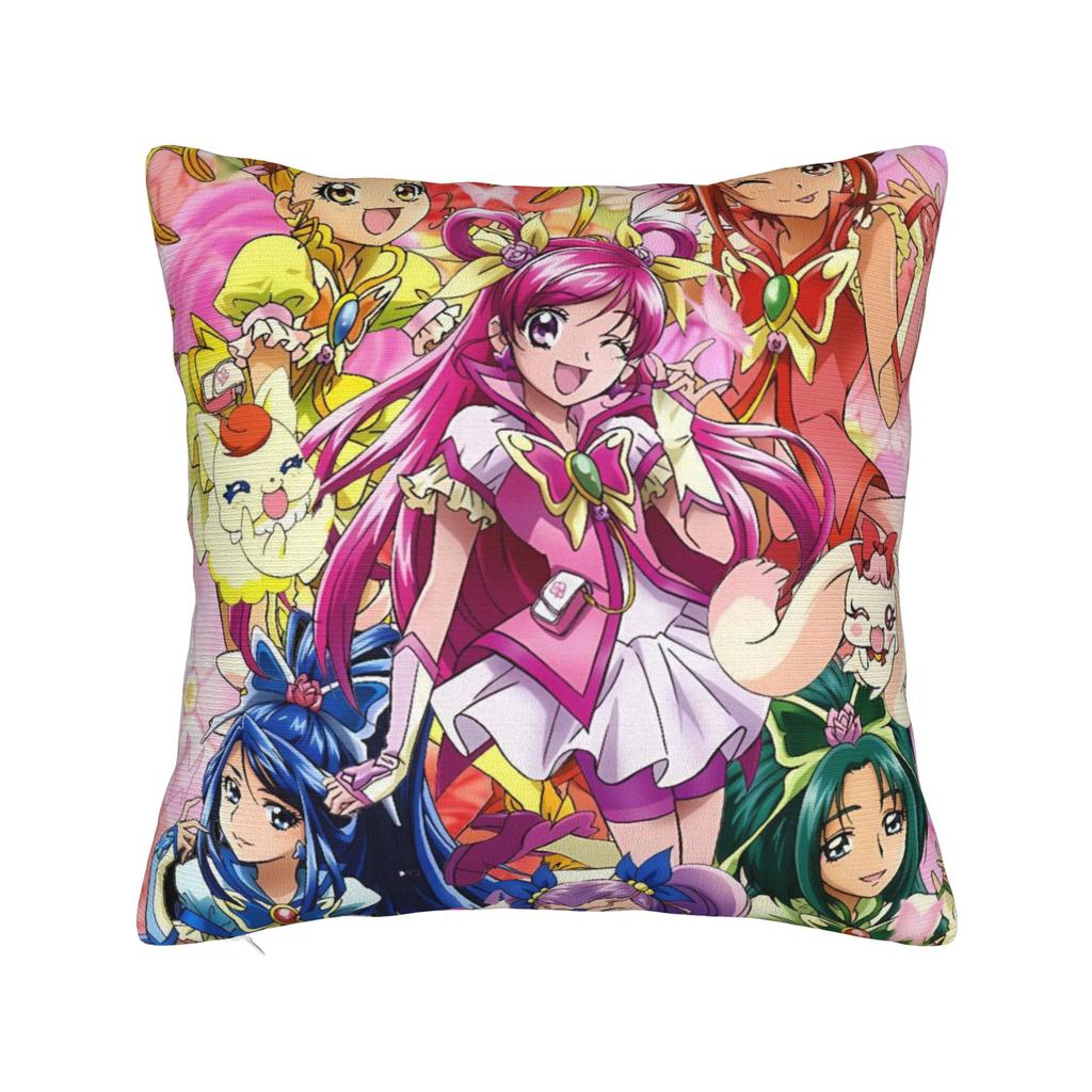 Pretty Cure Pillowcases Vintage Pillow Case For Sofa Home Decor Custom Pillow Cover