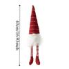 Cartoon Long Legs Faceless Dwarf Ornament Hanging Christmas Gnomes Plush Toys  Hotel Office Decor