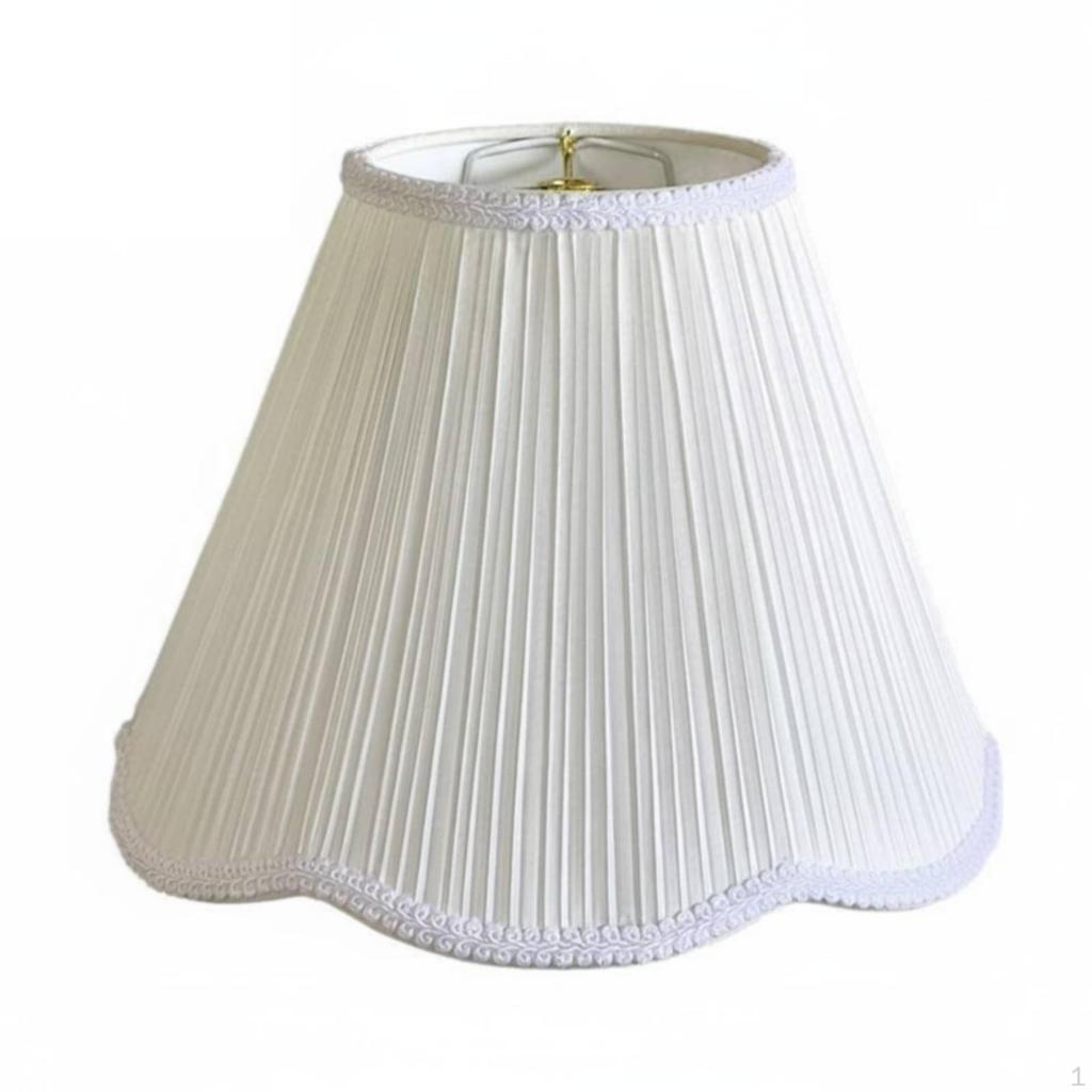 Detachable Lampshade American Style Fringe Easy Assembly Fabric Table Lamp Shade for