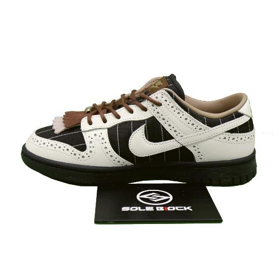 

Nike Wmns Dunk Low LX Brogue FV3642-010 Women s Sizes EU 46 чёрный/белый