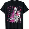 Tricou Grafic Craniu Sortă Vesel Sortă Înfricoșător Crăciun Tricou Casual Bumbac cu Mânecă Scurtă pentru Bărbați