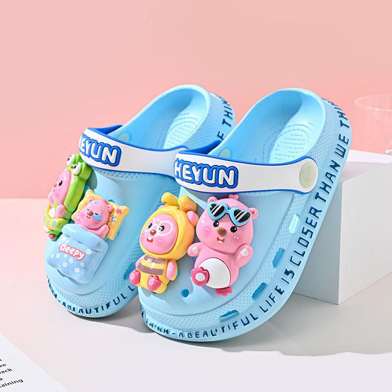 Lightweight And Breathable Children's Hole Shoes For Summer With Non-slip Soft Eva Sole In Multiple Colors