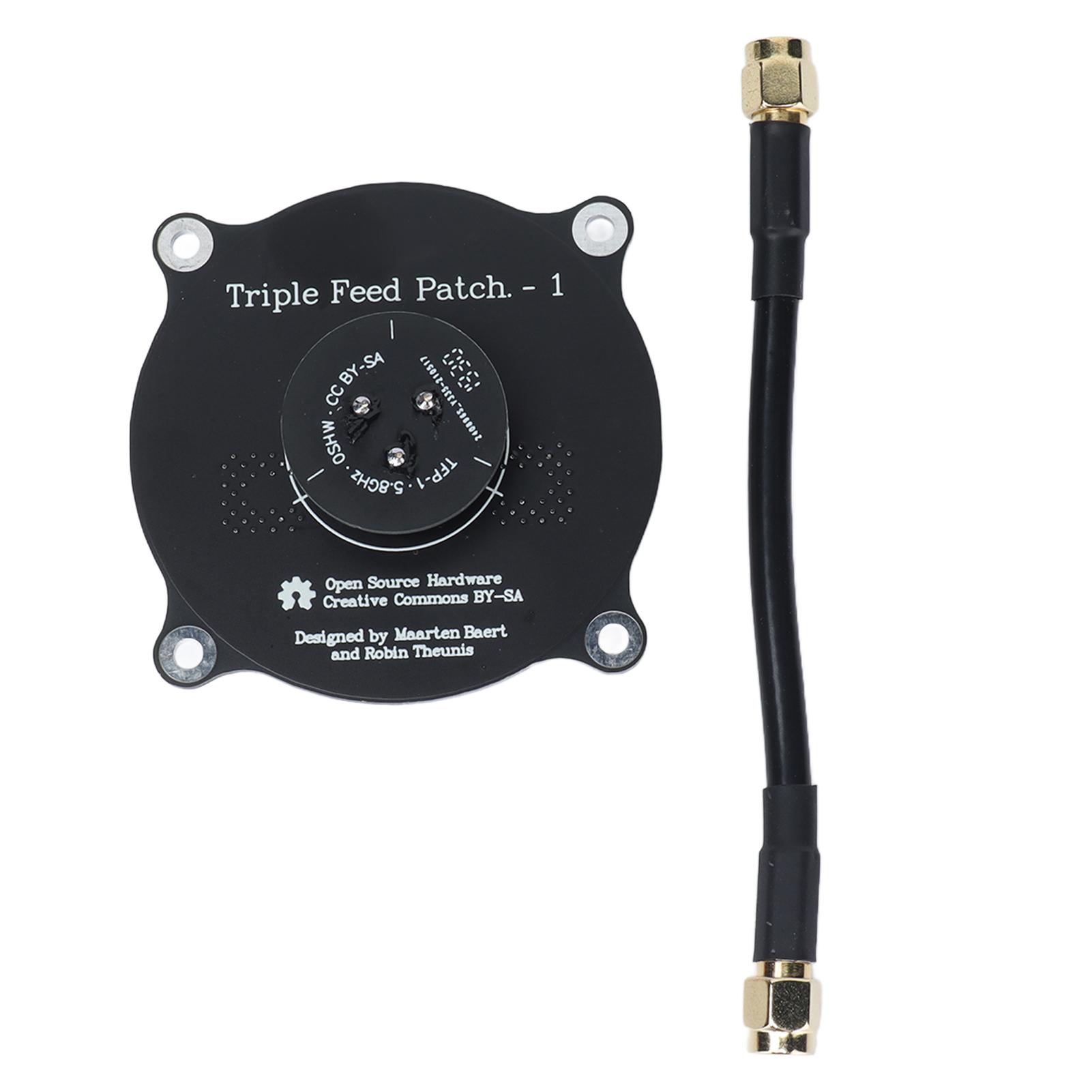 

Triple Feed Patch Antenna 5.8GHz Directional Circularly Polarized Antennas for Drones