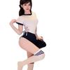 Erotic underwear Japanese campus sports gymnastics one-piece two-dimensional cute sexy pure desire swimsuit
