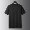 Dibinze Men's Plus Size Ripped Round Neck T-Shirt