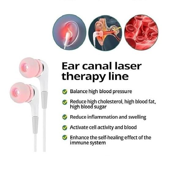 Tinnitus Ear Laser Therapy LLLT Irradiation Laser Physiotherapy Earplug Otitis