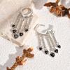 Silver Color Heart Earrings Charm Women Trendy Jewelry Simple Retro Party Accessories Gift For Girlfriend Valentine's Day