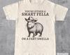 Smart Fella Or Fart Smella Retro Capybara 90s Shirt, Funny Capybara Vintage Tshirt, Vintage 90s Shirt, Washed Shirt, Graphic Tee, Funny Gift