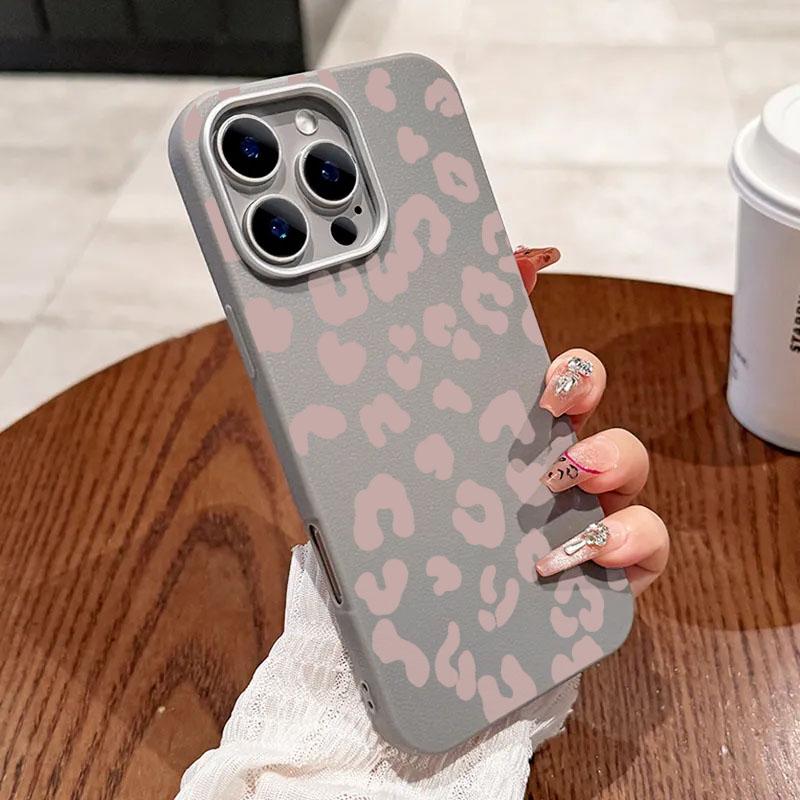 

Чехол для телефона с принтом розового леопарда и узором личи для Xiaomi Redmi 12 13 14C 13C 12C Redmi Note 14 Pro Plus 5G 13 12S 12 11 10 Redmi Note 14 Pro 5G (Global)