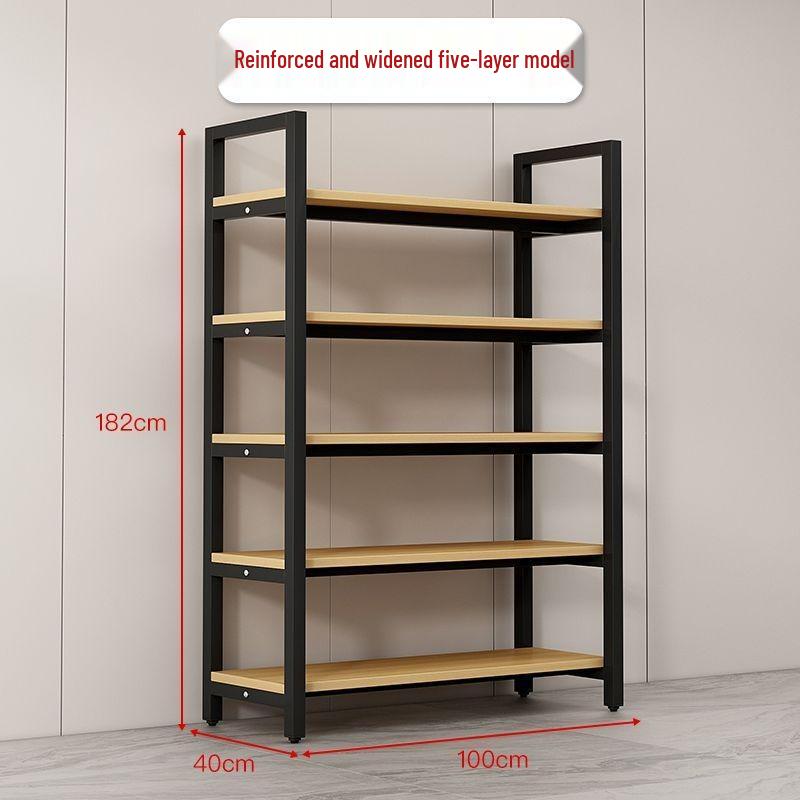 Multilayer Floor Standing Bookshelf and Storage Rack