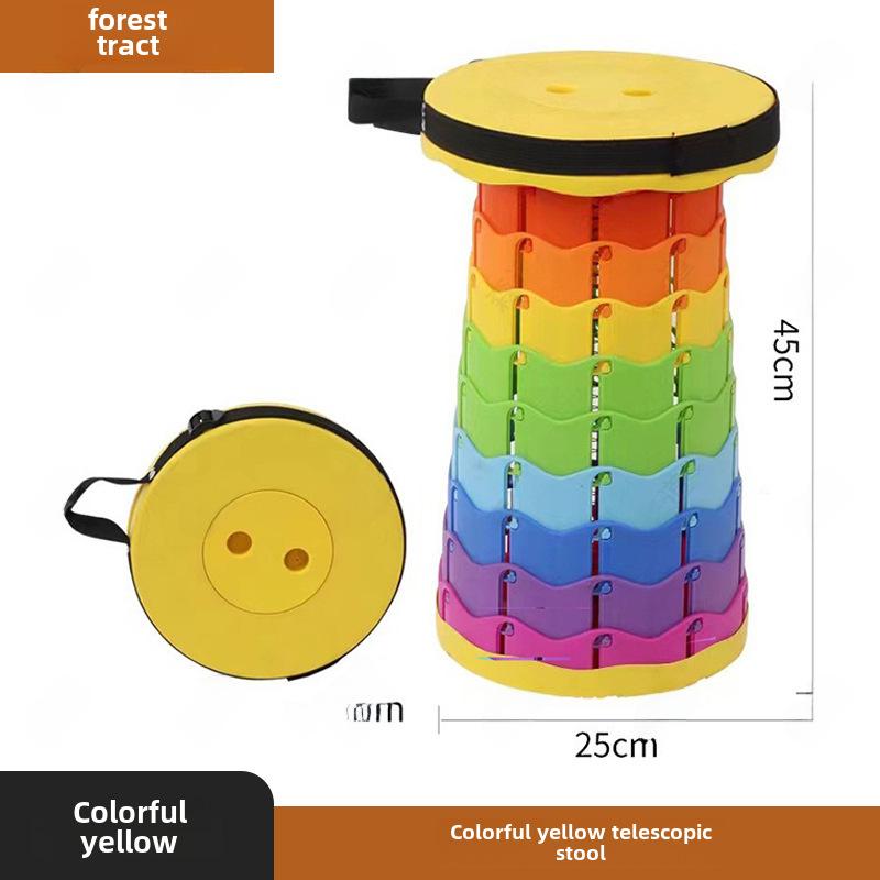 Adjustable Folding Telescopic Fishing and Camping Stool