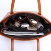 Cowhide Shoulder Women's Bag, Large-capacity Messenger Tote Bag, Women's Silk Scarf Bag, Fashionable and Simple Shopping Bag.