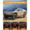 For Tesla Cybertruck  2024 4PCS Wheel Caps, Removable ABS Center Hub Cover, Easy tallation Cyber Truck Accessories