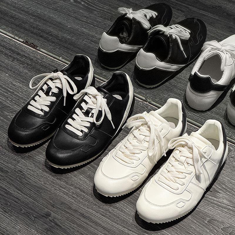 Spring new casual style color matching board shoes thin-soled sports and leisure board shoes U