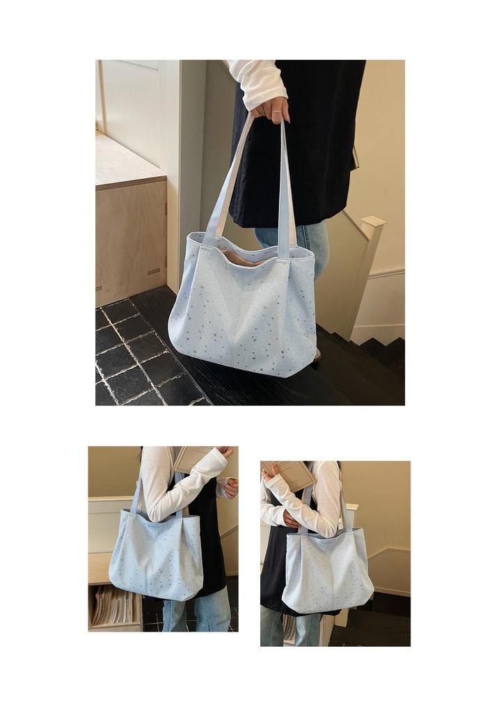 Women's Large Capacity 2026 Trendy Korean Style Shoulder Tote Bag