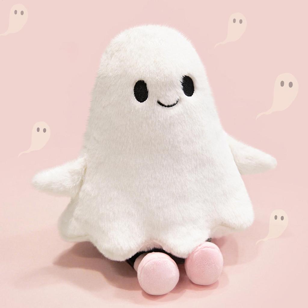 Halloween Cute Ghost Figure Stuffed Doll Toy Decorations Doll Cute Birthday Gifts For Kids Home Holiday Party Display Decor