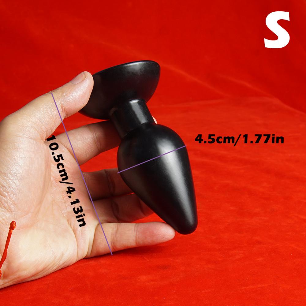 TPE Butt Plug,Ass Anus Dilator Prostrate Massage,Anal Dildo Sex Toy with Strong Suction Cup,Analplug Buttplug