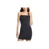 Sportswear Chill Knit Embroidered Logo Ribbed Tank Dress Women Dress Black FN4157-010