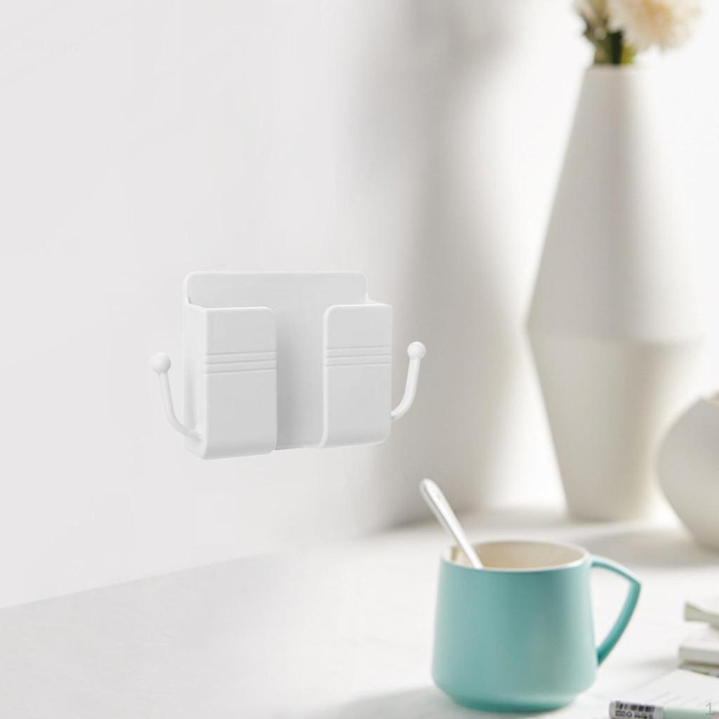 Sleek Wall Mount Phone Holder Storage Solution for Home And Office