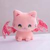 1440Cm Sakura Bat Wings Cat Plush Toy Japanese Style Cartoon Big Eyes Cute Kitten Stuffed Dolls Sweet Gift For Girl