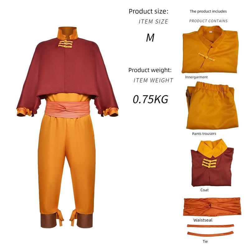 Avatar Bumi Anang Cosplay Costume Role-Playing Outfit Bumi Anang Cosplay Clothing Boumian Ang XXXL