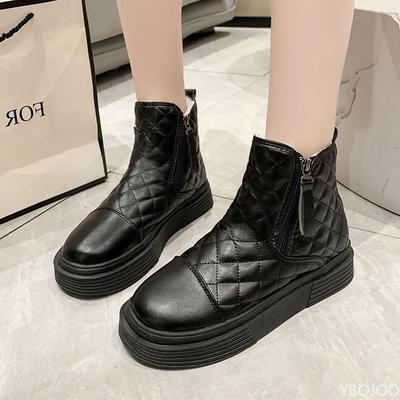 Men Women Winter Casual Waterproof Boots Cotton Comfortable New Anti Slip Thick Soled Warm Shoes Simple Wear Resistant Daily Short