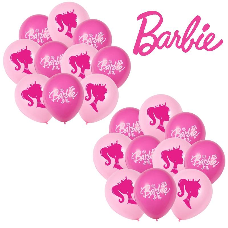 Pretty Pink Barbie Latex Balloons For Girls Birthday Party Decorations