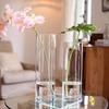 Hanwei Modern Clear Glass Flower Vase
