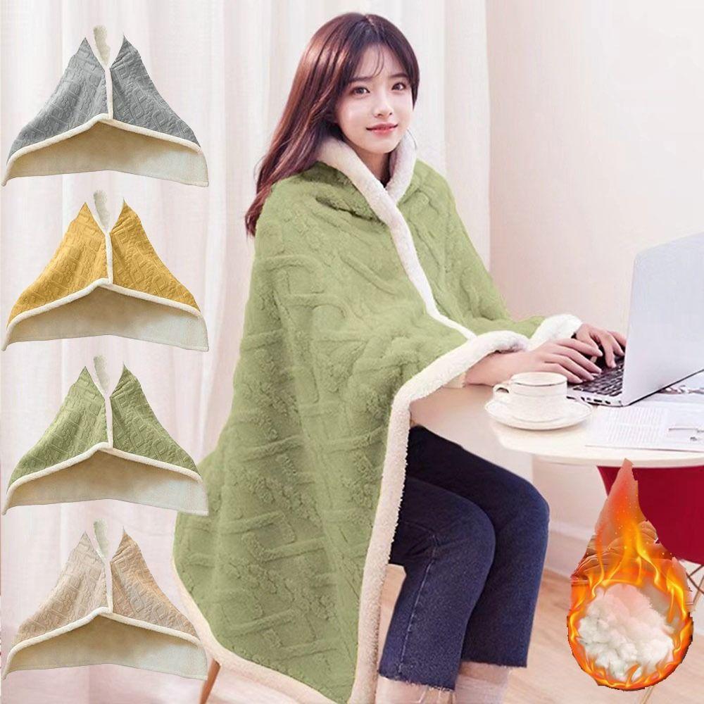 Coral Fleece Lazy Shawl Thick Warm Winter Shawl New Warm Blanket Winter Season