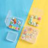 5 Sizse Fishing Tools Accessories Square Small Items Case Packing Boxes Transparent Storage Box Jewelry Beads Container