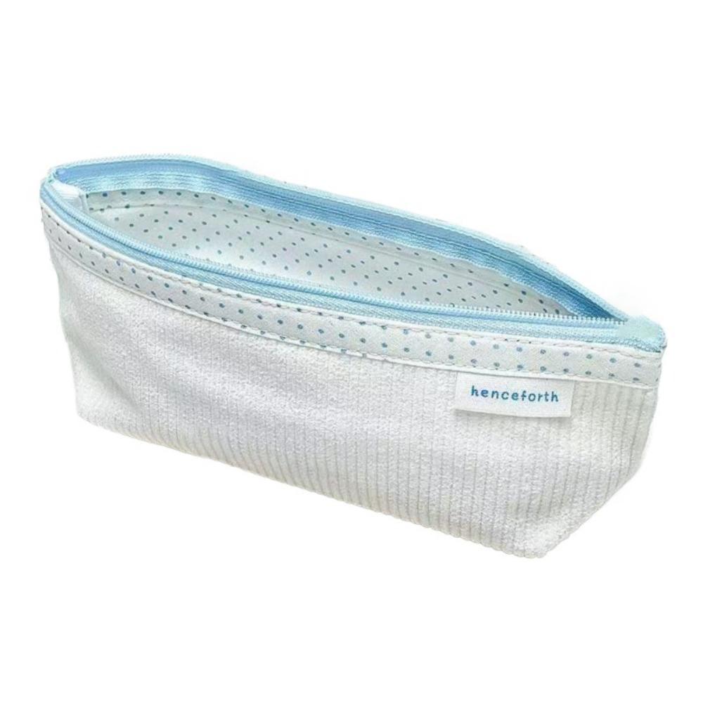 Corduroy Pen Bag Wave Point Lining Stationery Bag Cute Cosmetic Bag  Students Supplies