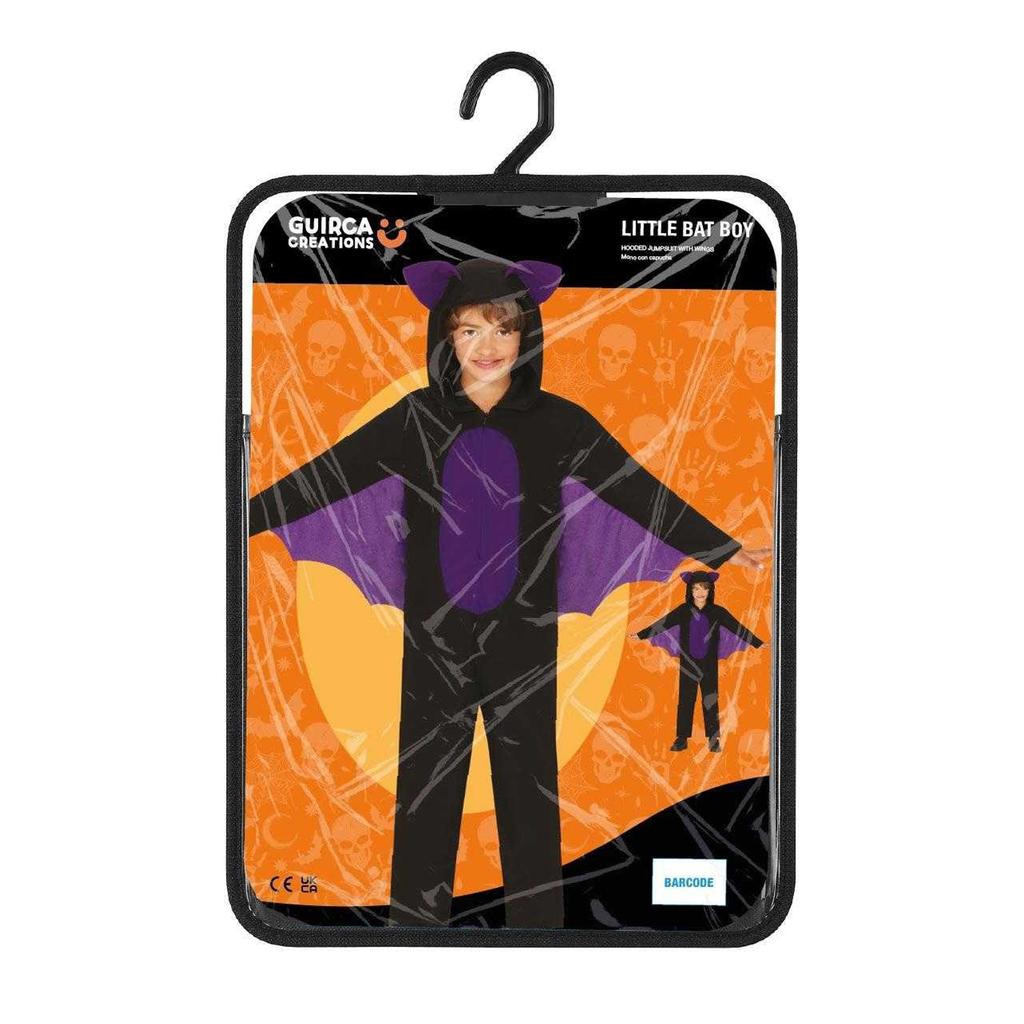 Fiestas Guirca Costume d'Halloween Chauve-souris pour Enfants