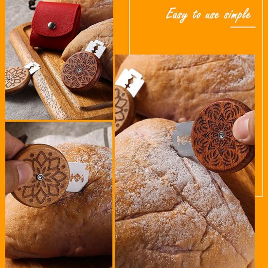 1 Set Bread Scoring Cutter Metal Bread Lame Cutter Dough Pattern Marking Tool Set for Kitchen Bakery