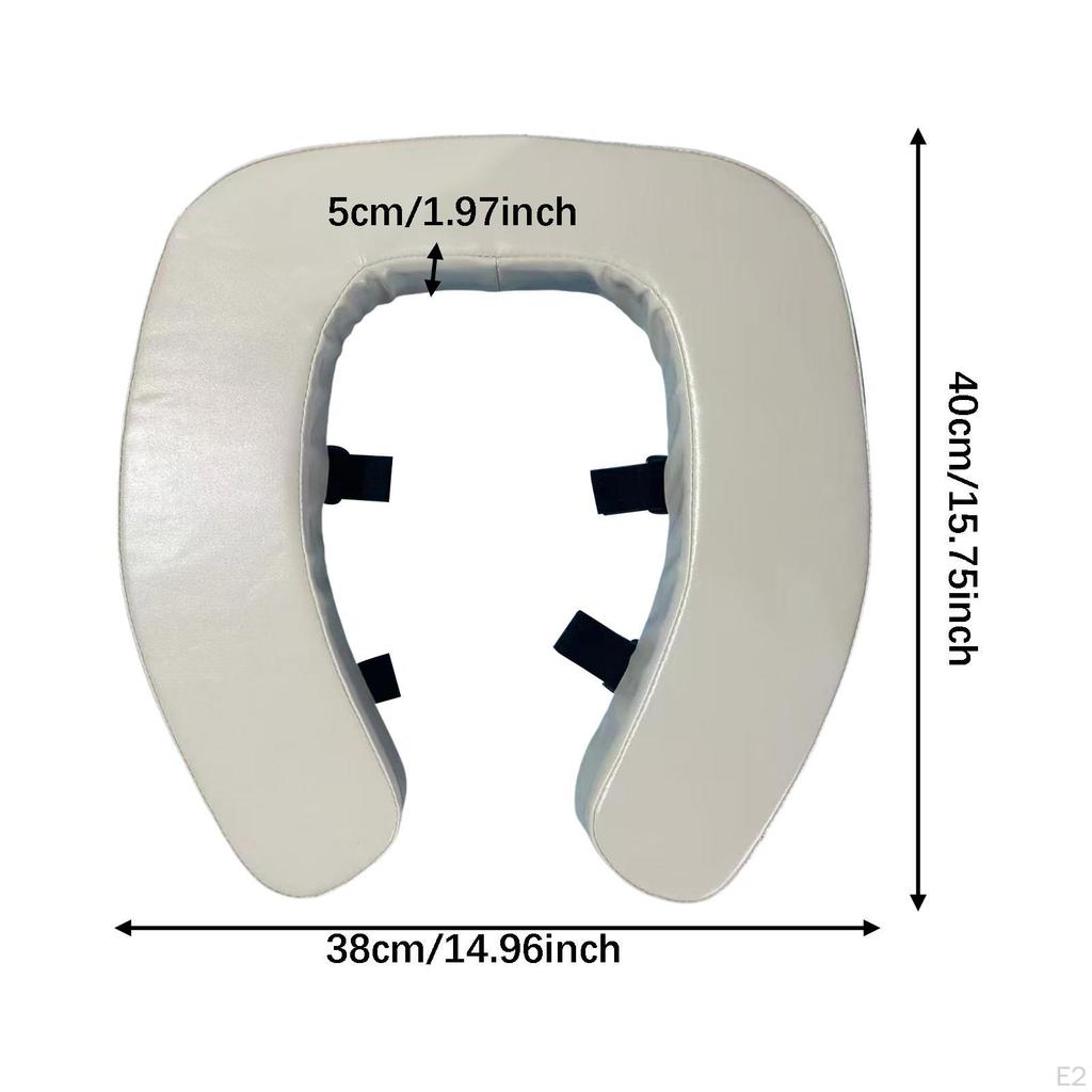Soft Padded Toilet Seat Cushion,Toilet Riser,Practical,Comfortable,Easy Clean with Foam Thicken