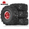 4pcs OD 63mm 1.0" Metal Beadlock Wheel Tire Set For 1/18 RC Crawler Car TRX4M SCX24 Upgrade Parts Accessories