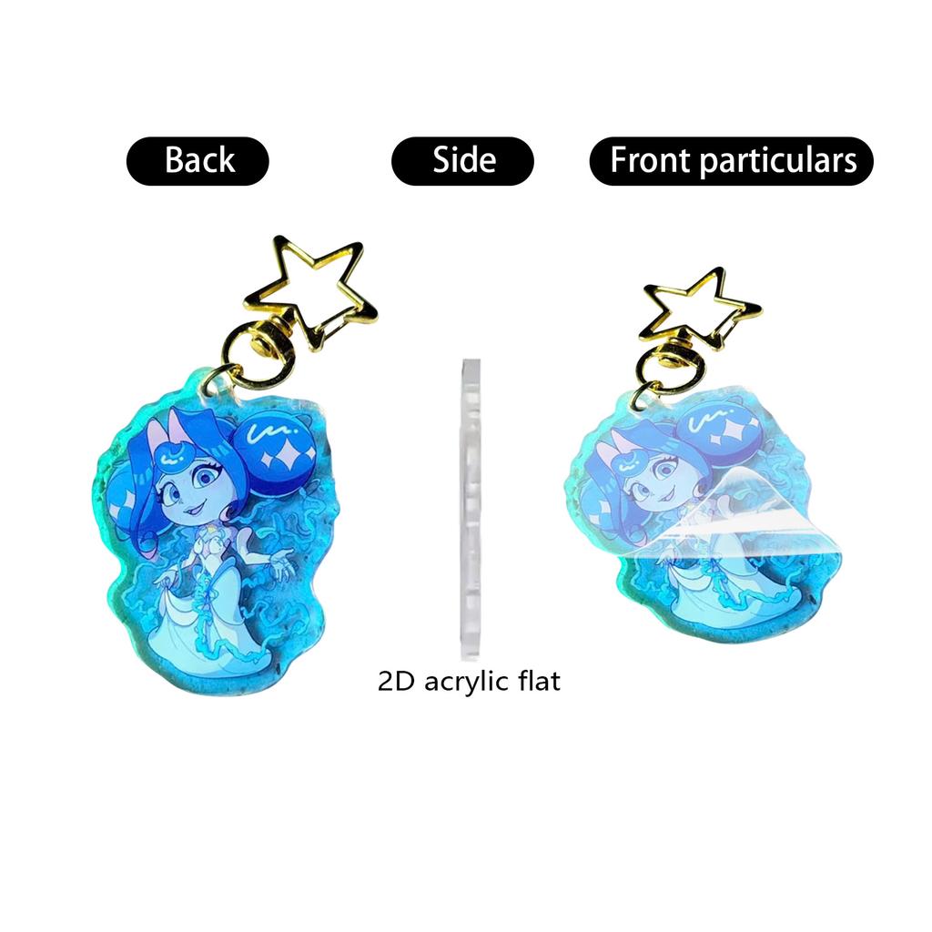 Akryl Nøkkelring Anheng Student Skoleveske Søt Dekorasjon Liten Gave