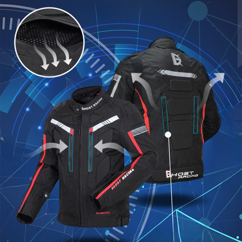 Men's Motorcycle Cycling Clothing Jacket Four Seasons Anti-fall Clothing Rally Clothing To Keep Warm