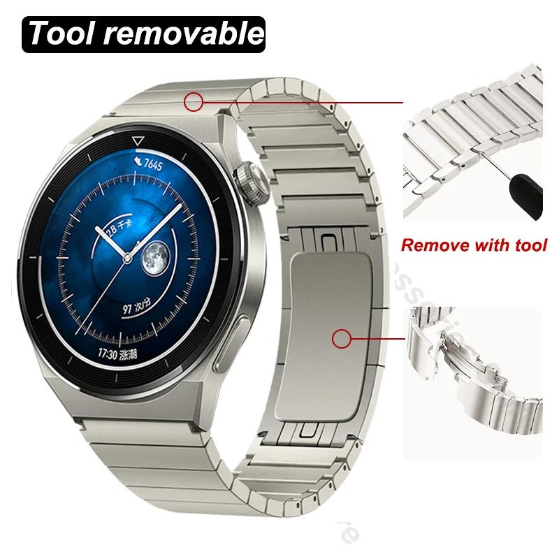 Luksusowy pasek ze stali nierdzewnej 22 mm do zegarka Huawei Watch 4Pro GT5 46 mm, pasek do zegarka Samsung Watch 7 40/44 mm, bransoletka Amazfit Balance