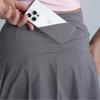 High-Waist Quick-Dry Tennis & Yoga Skort with Built-In Shorts