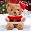 Dress Up Christmas Bear Plush Toy Soft Bear Stuffed Doll  Valentine's Birthday