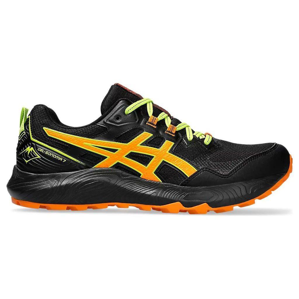 ASICS GEL-SONOMA 7 Black Bright Orange Men's Trail Running Shoes 1011B595-002
