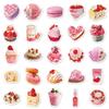 50 Cartoon Cake Dessert Stickers for DIY Notebook and Phone Case Decoration