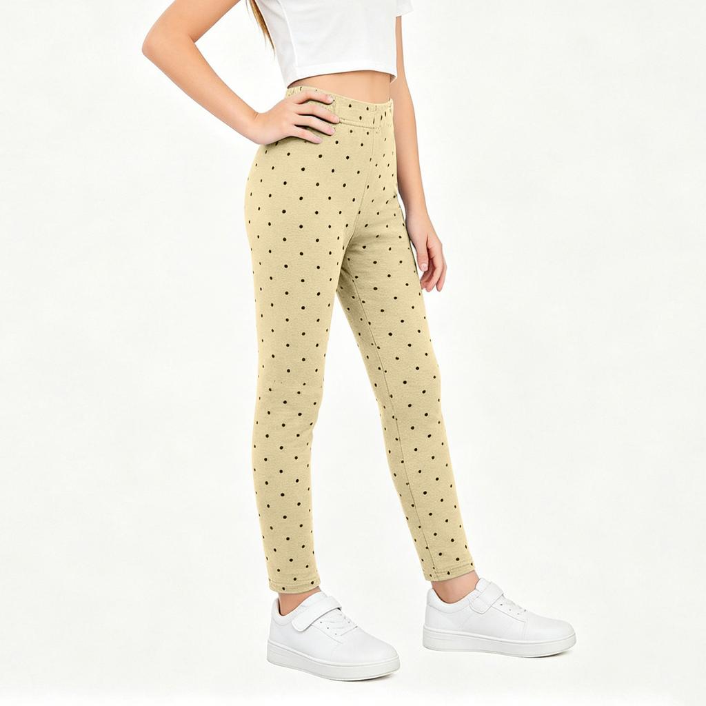 Kids' High Waist Flared Pants with Pockets, Casual Color Stretch, for Running Dance Yoga