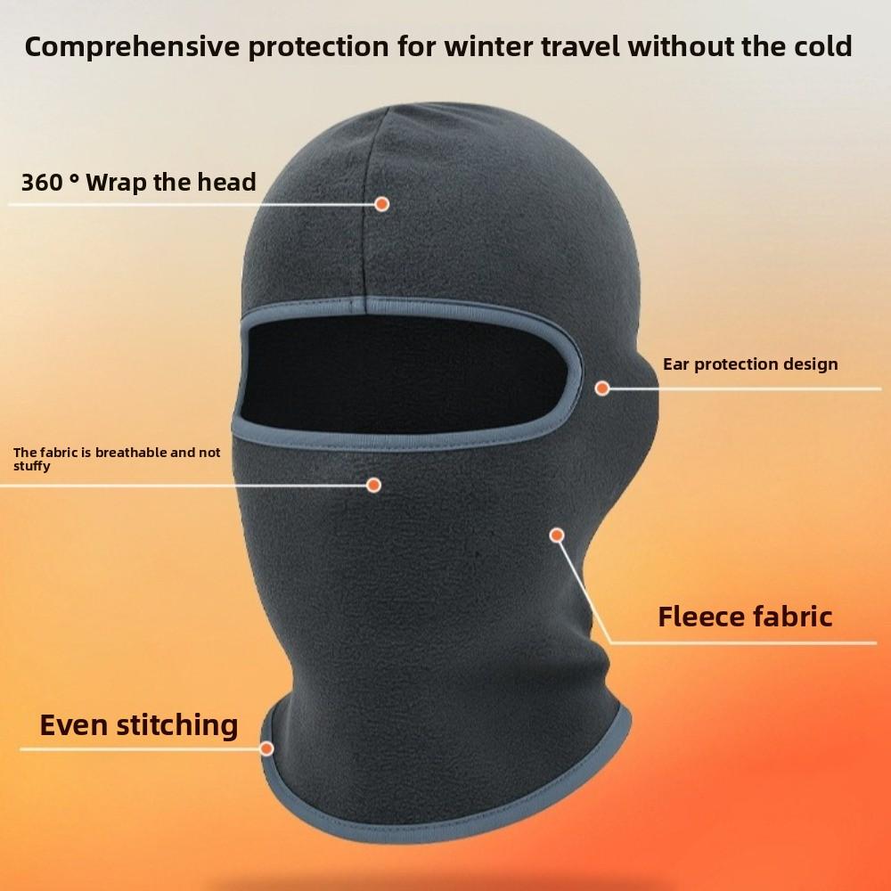Fashion Thickened Balaclava Hat Windproof Keep Warm Warm Hat Cold Proof Cycling Cap Winter