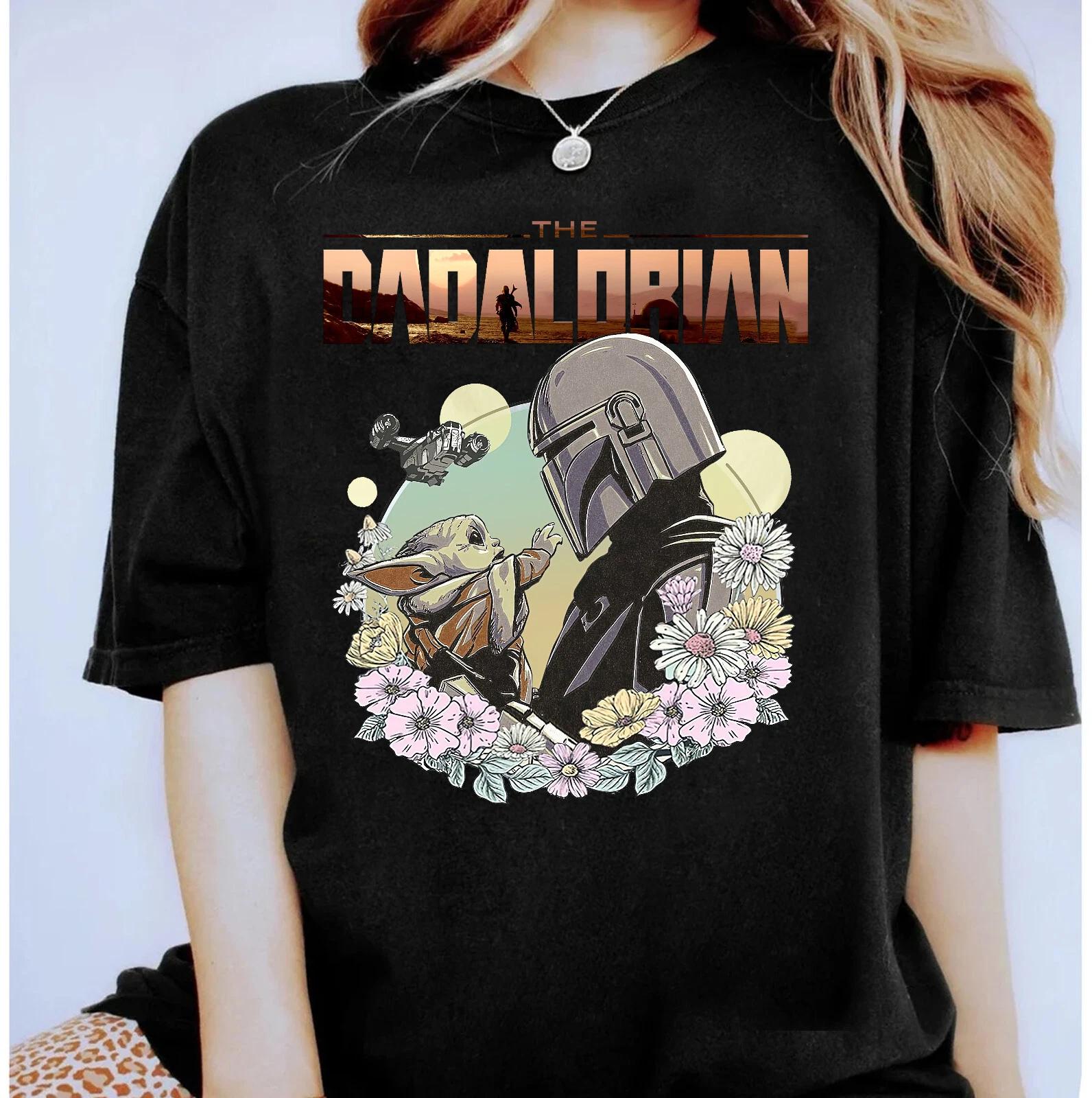 The Dadalorian Floral Father s Day Tee Unisex Adult Kid Shirt S